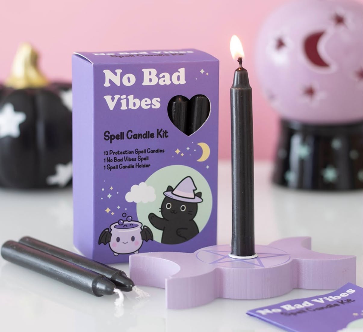 NO BAD VIBES SPELL CANDLE KIT