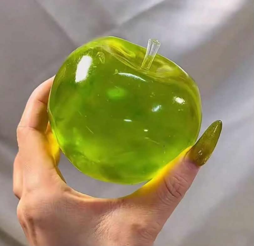 Soft Squishy Stress Relief Toys - Green Apple Squeeze Toys, Malt Ball Finger Pressure Relief Toys, Suitable For Play And Stress