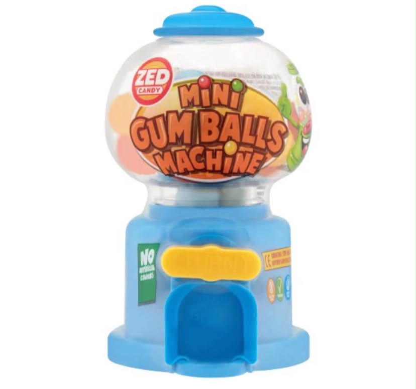 Mini Gumball Candy Machines x3
Description
Mini gumball candy machines are small, novelty machines that contain lots of colourful gumball sweets