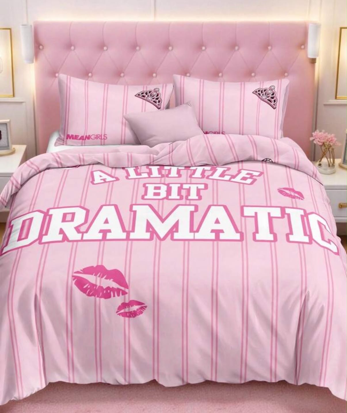 A little bit dramatic Quilt Cover Set, Sanded Material, Soft And Warm.