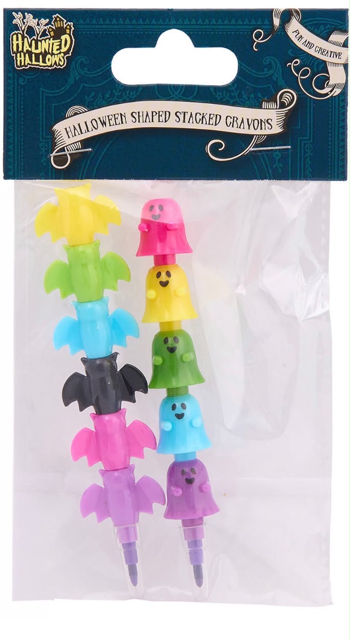 Halloween Shaped Stacked Crayons
