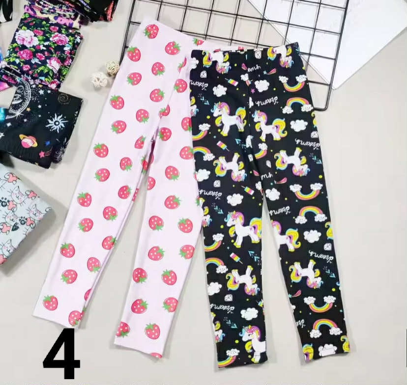 Girls' Leggings Fashion Cartoon Tight