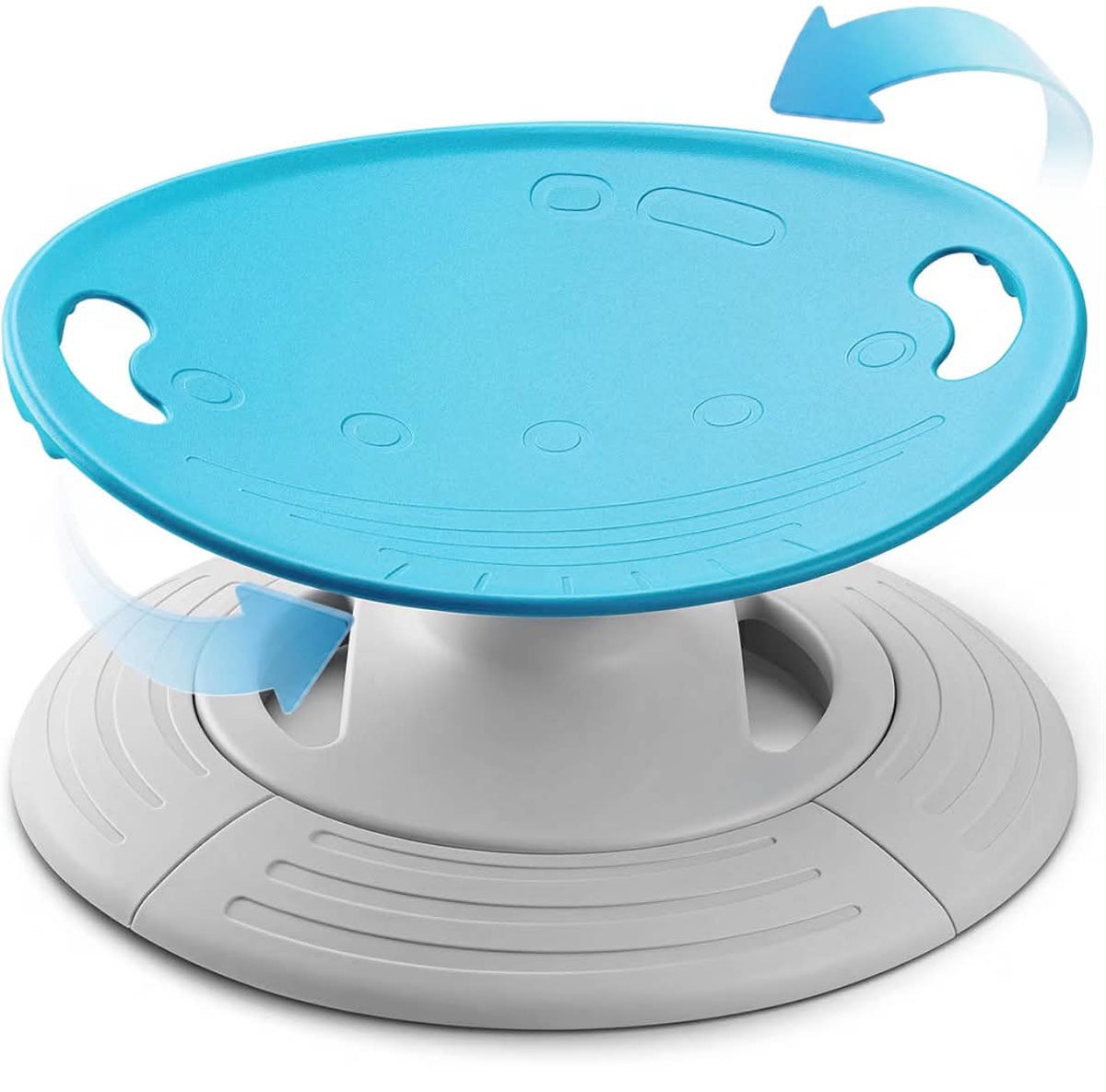 Cowiewie Spinning Chair for Autism, Upgraded Plastic Base Sensory Chair