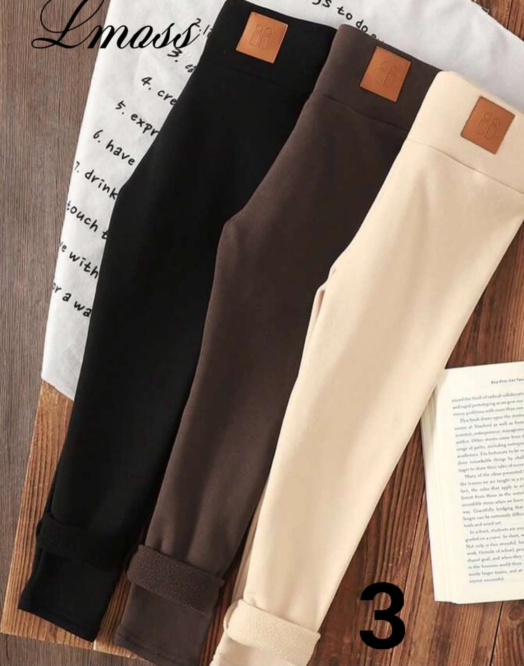 Young Girl 2PCS Young Girls Winter Leggings. (Random sent out)