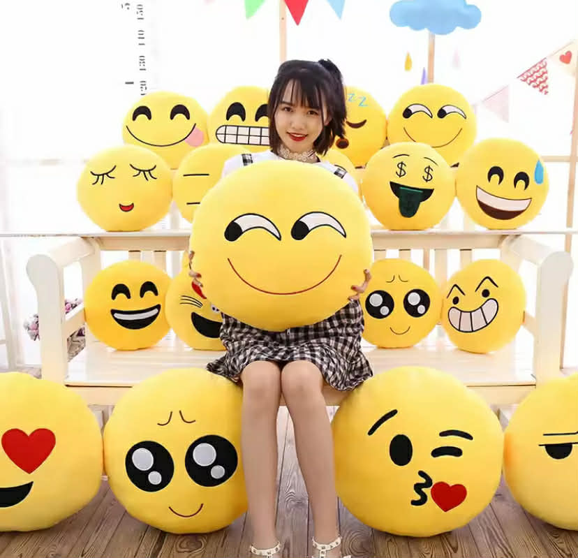 New 32cm Cute Pillow Napping Cushion Funny Face