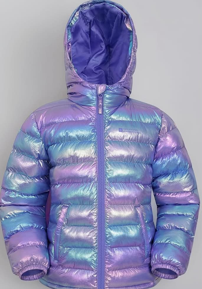 Mountain Warehouse Seasons Padded Kids Puffer Jacket - Water Resistant, Lightweight & Insulated Coat, Boys & Girls - Spring Summer, School, Travel