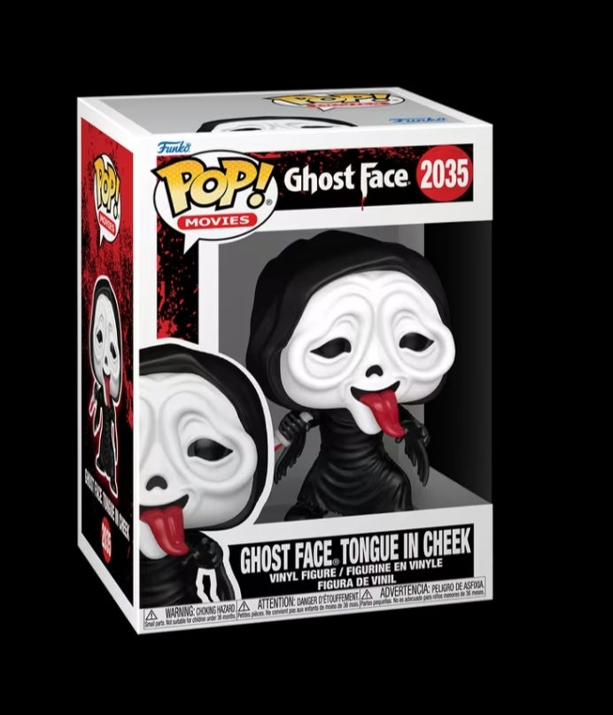 Ghost Face Tongue in Cheek #2035