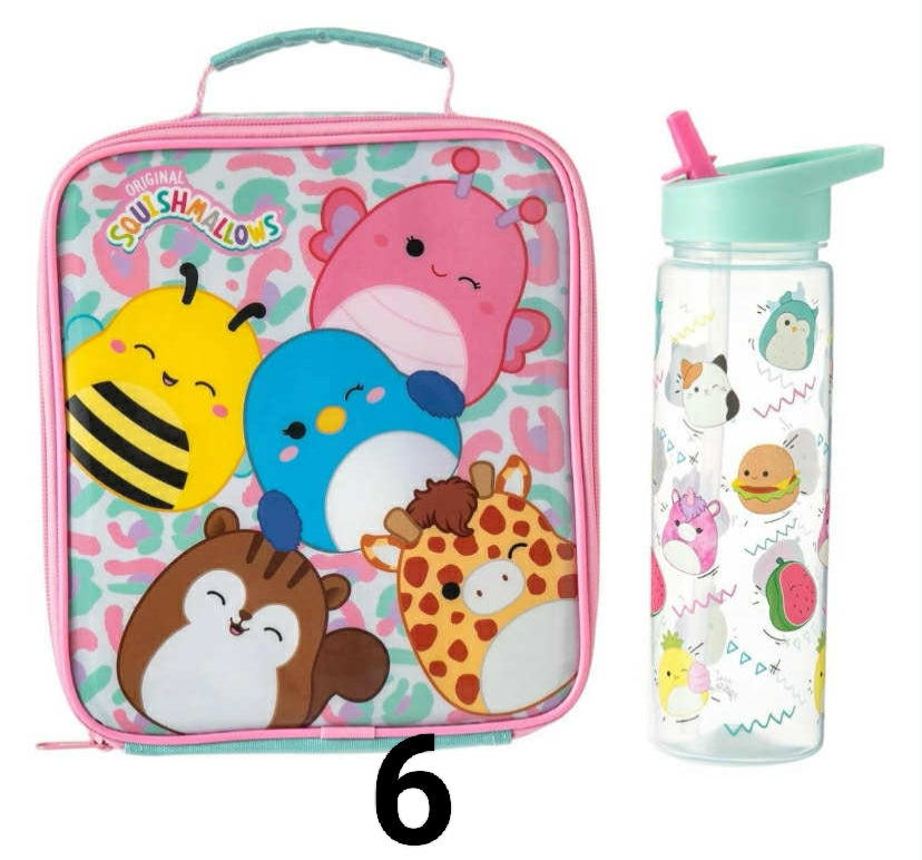 Polar Gear Pawsome Pups Insulated Kids Lunch Bag Holder and 600ml Water Bottle, Polyester, 600 milliliters, Purple