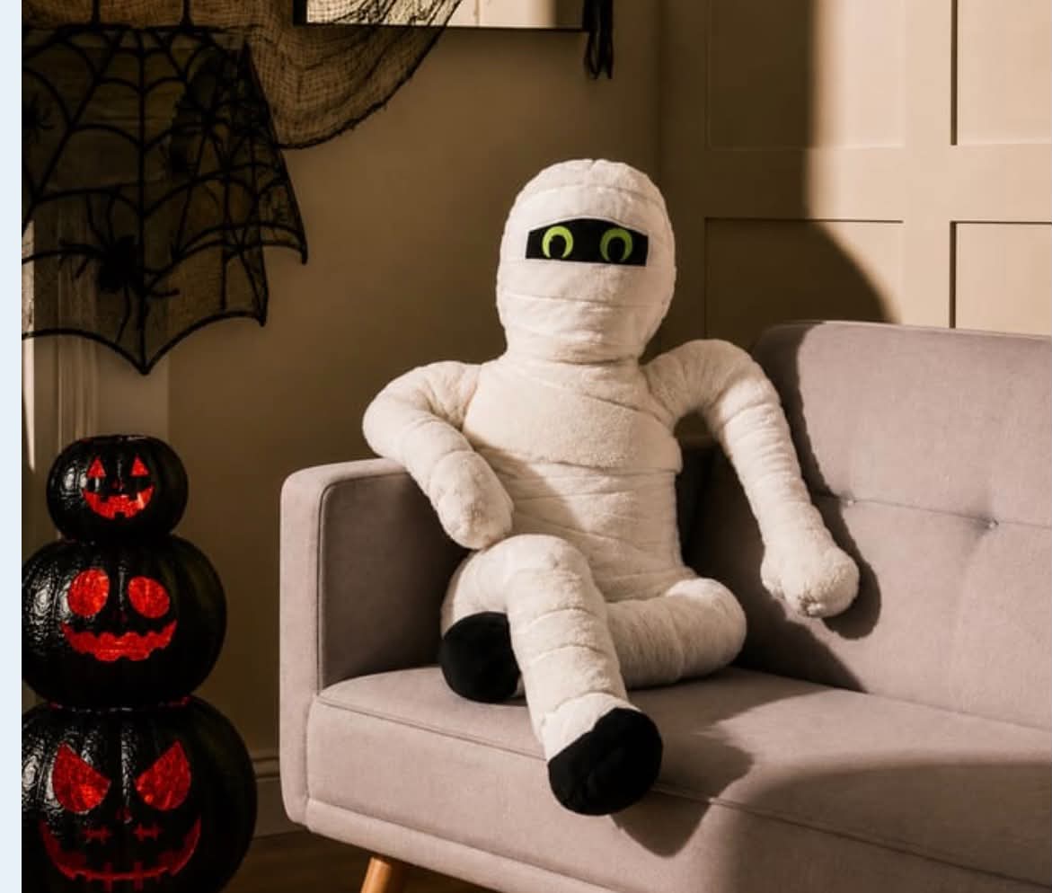 Hallow Scream Max the Mummy Cushion Decoration 5FT