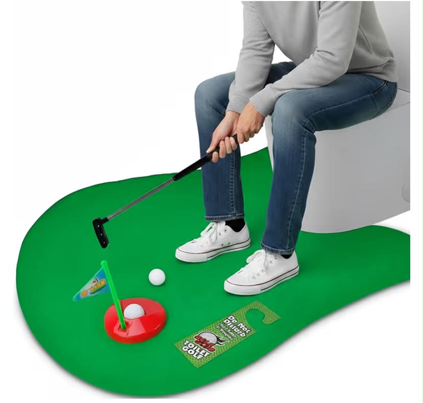Toilet Golf Game Set Secret Santa Gifts for Men
