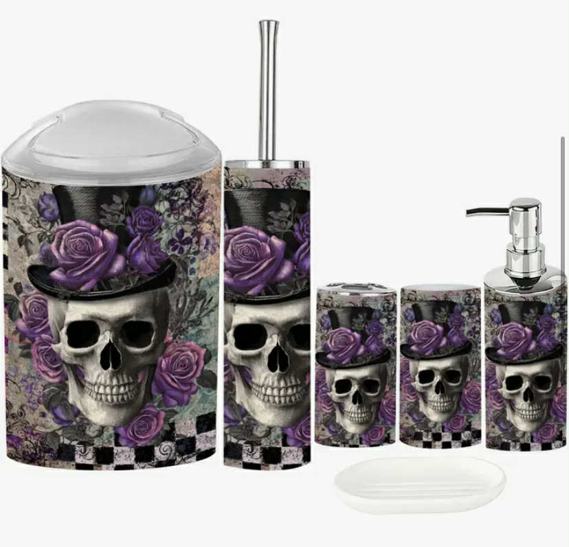 6 pcs Bathroom Accessories Set