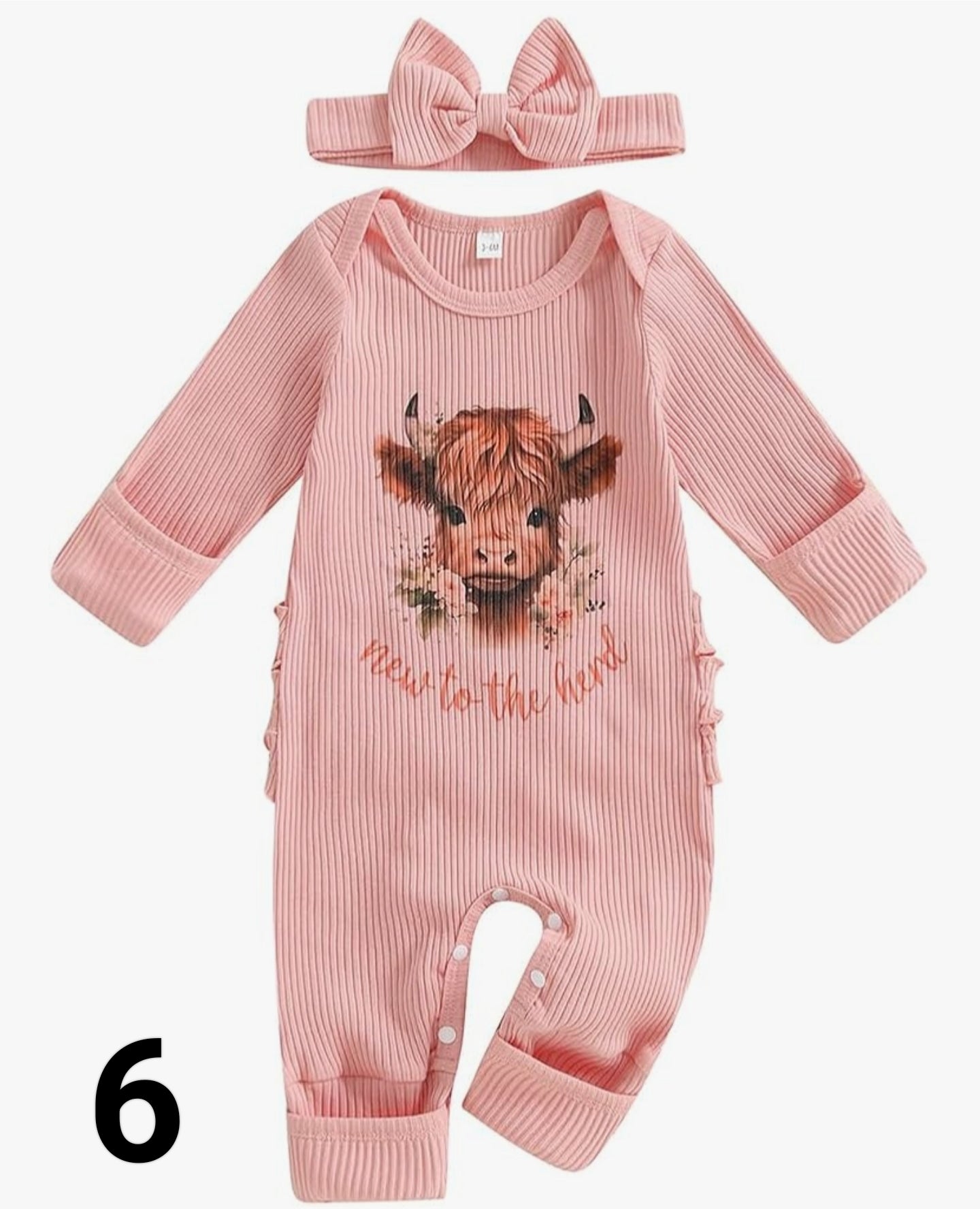 Baby Girl Romper + Headband Baby Grows Newborn Clothes Outfit One Piece Autumn Spring Jumpsuit Overall