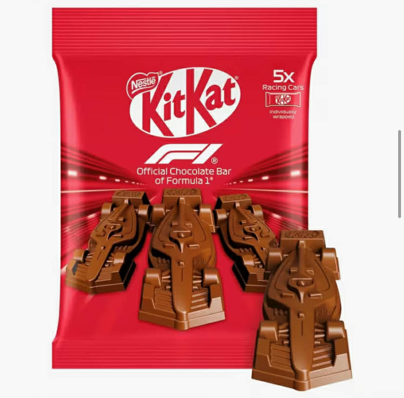 KitKat Formula 1 (F1) Car Figure 5 Pack Multipack 55g
X2 packs