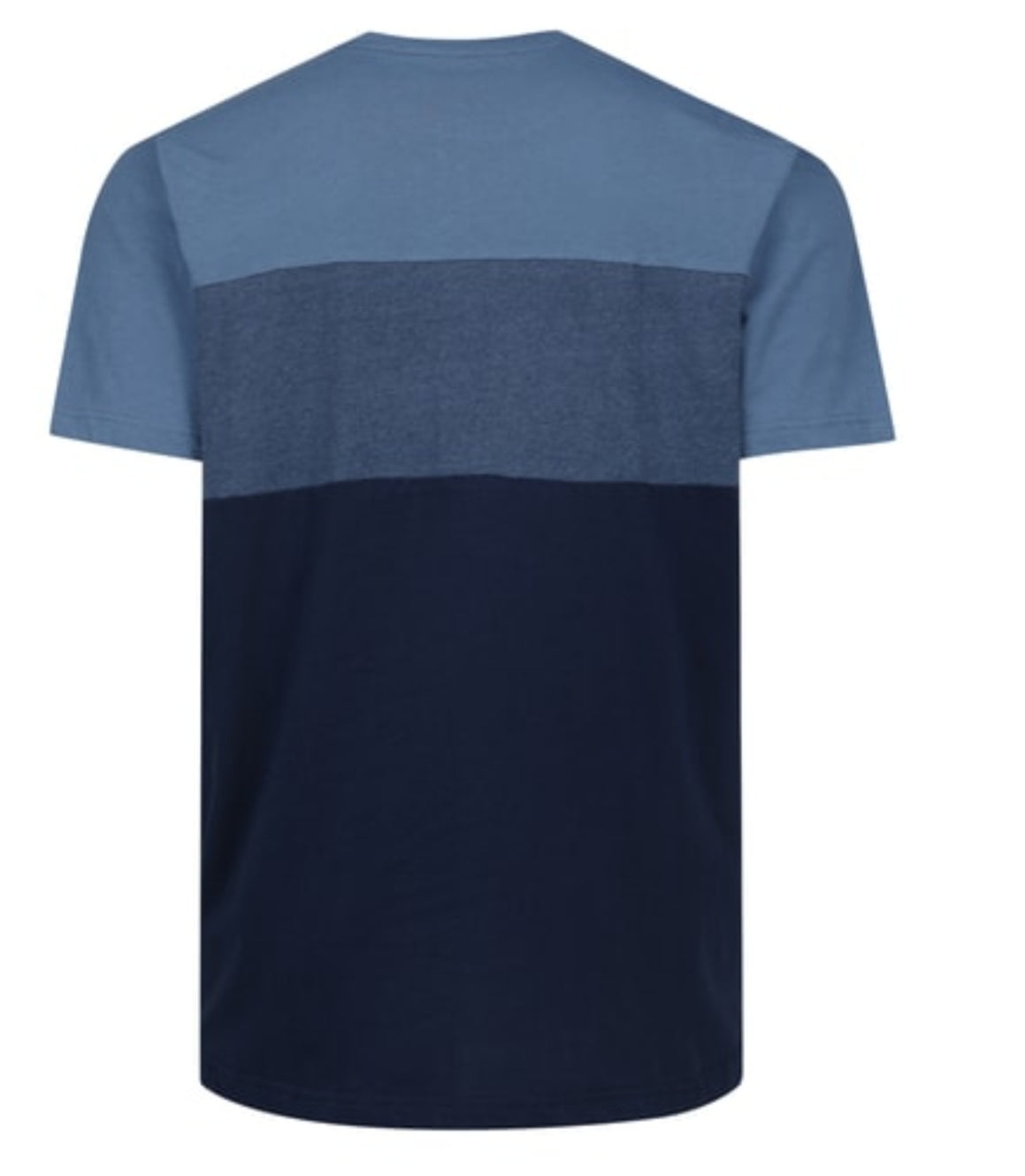 Cut & Sew Stripe T-Shirt Navy