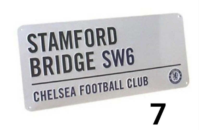 Official Football Club Stadium Street Wall Door Sign Licensed Merchandise New