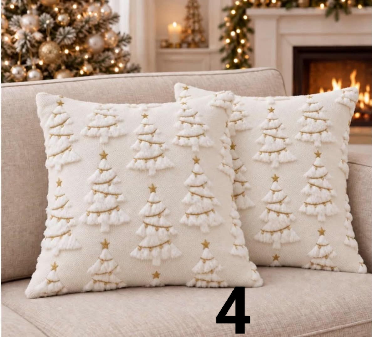 Christmas Pillow Covers, Christmas Cushion Cover 45×45cm,