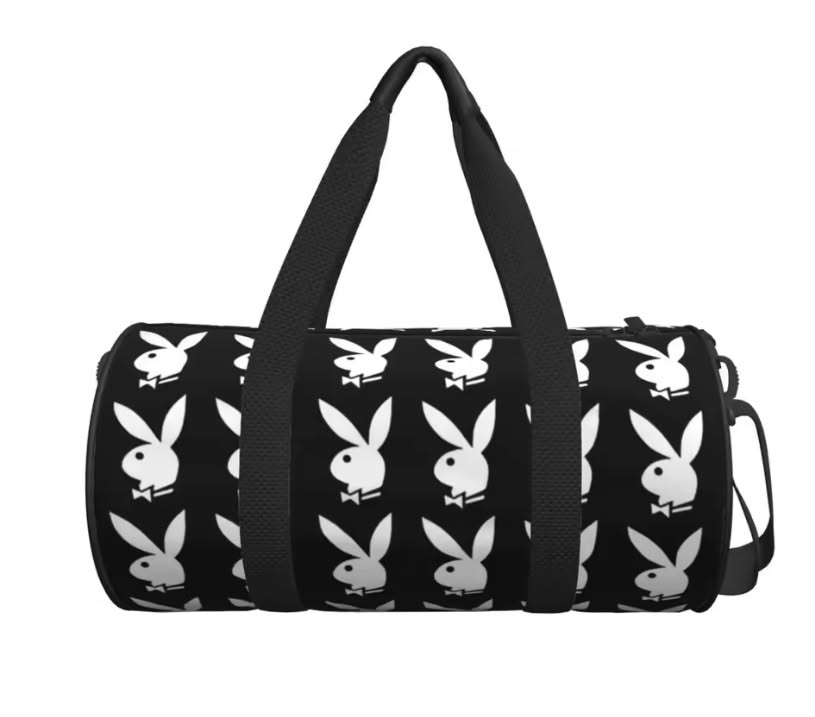 Bunny Design Large Duffle Gym Bag
