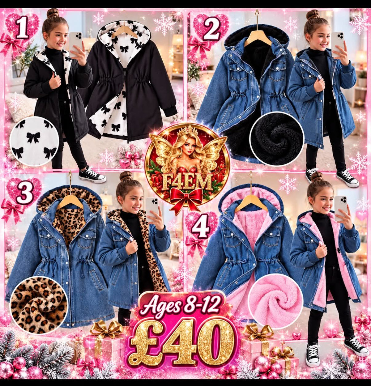 💕Gorgeous Girls’ Winter Coats