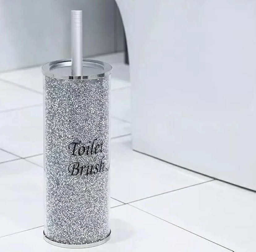 Crushed toilet brush