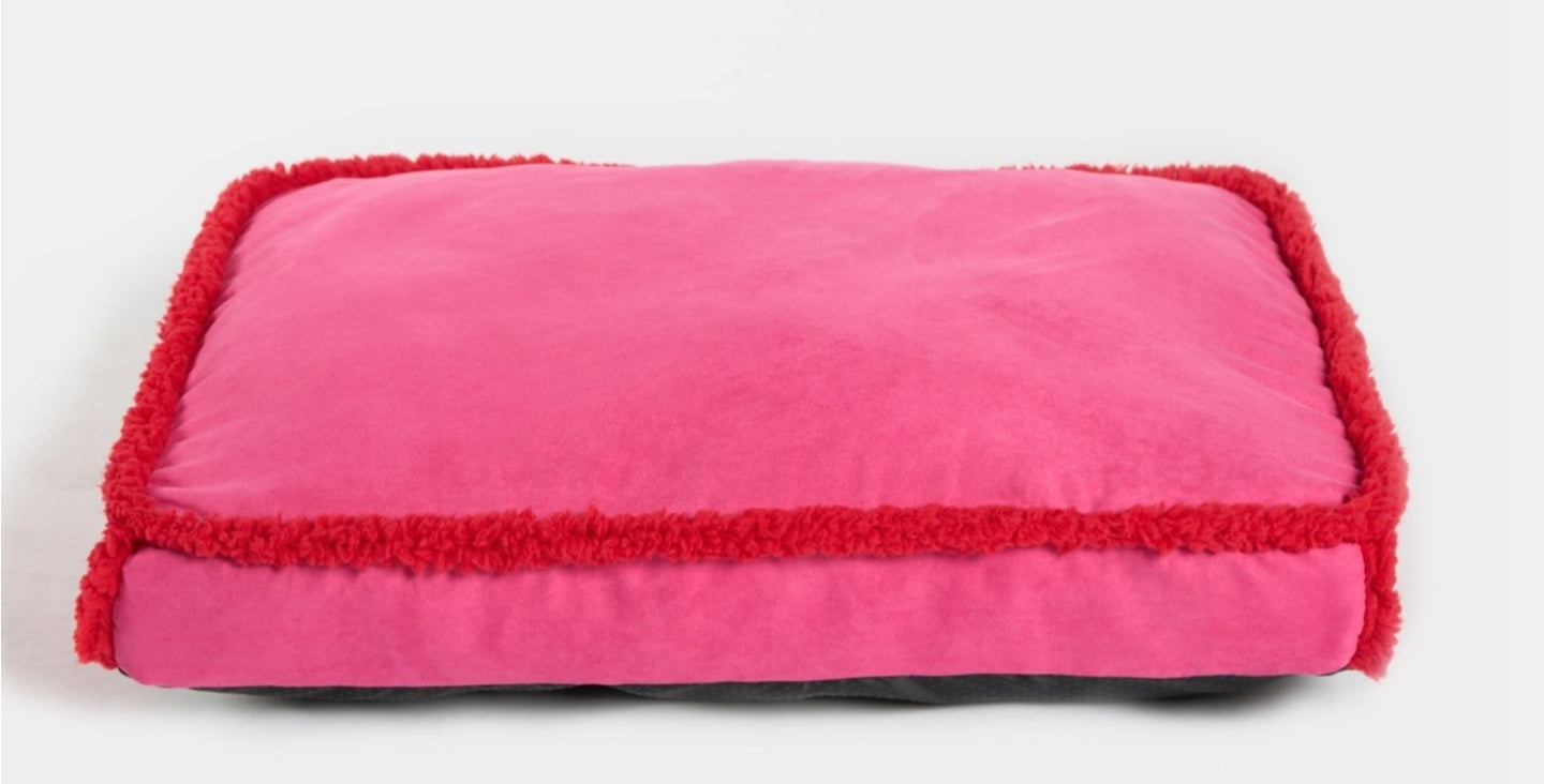 Sherpa Binded Rectangle Pet Mat
