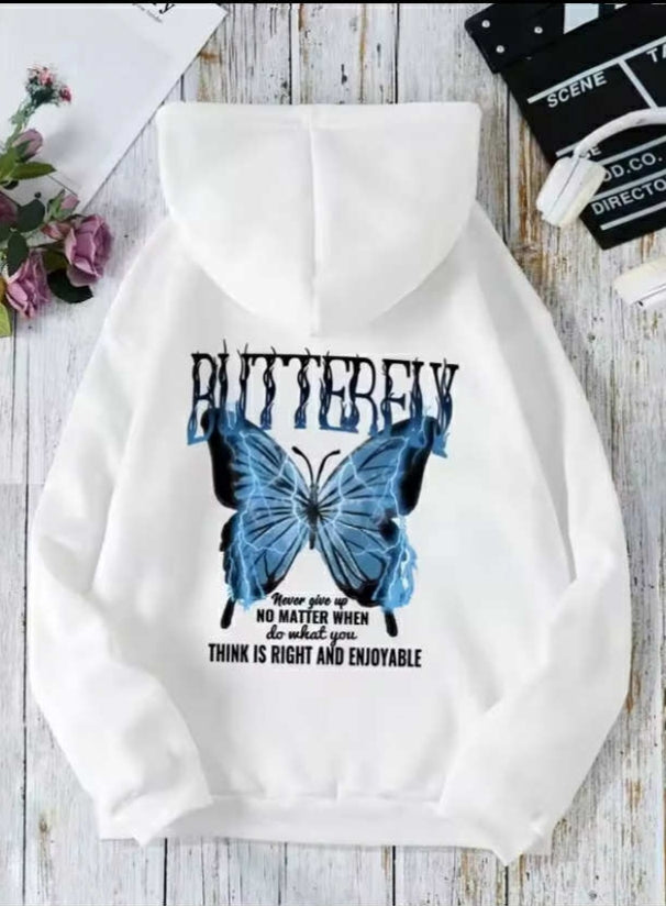Ghost Butterfly Printed