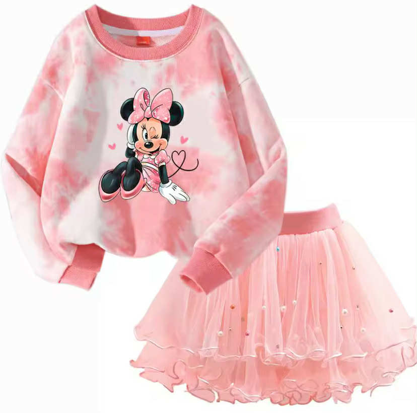 Mickey Minnie Children Long-sleeved Tops