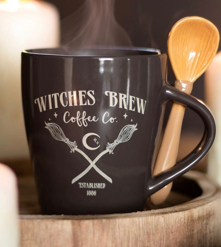 Witches Brew Coffee Co. Mug Set - Black