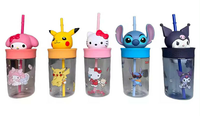 Hot Selling Sanrio Stitch Pikachu Plastic Cup
