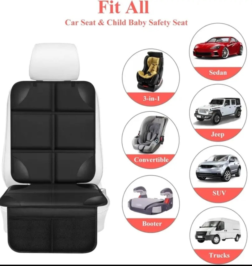 2 pcs Car Seat Cushions, Safety Seat Protection Cushion Cover with Sponge Padding, Machine Washable