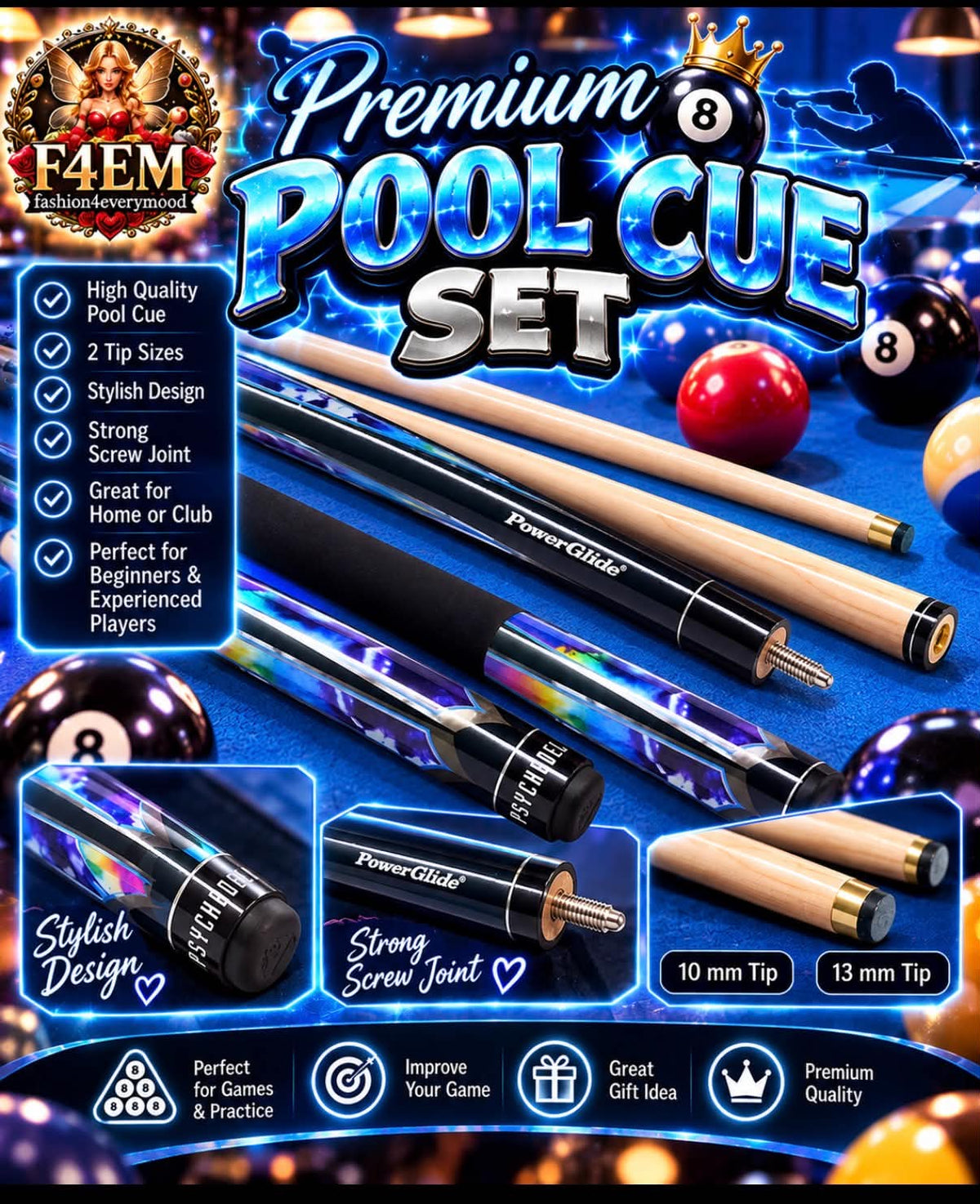 🎱Premium Pool Cue Set 🎱