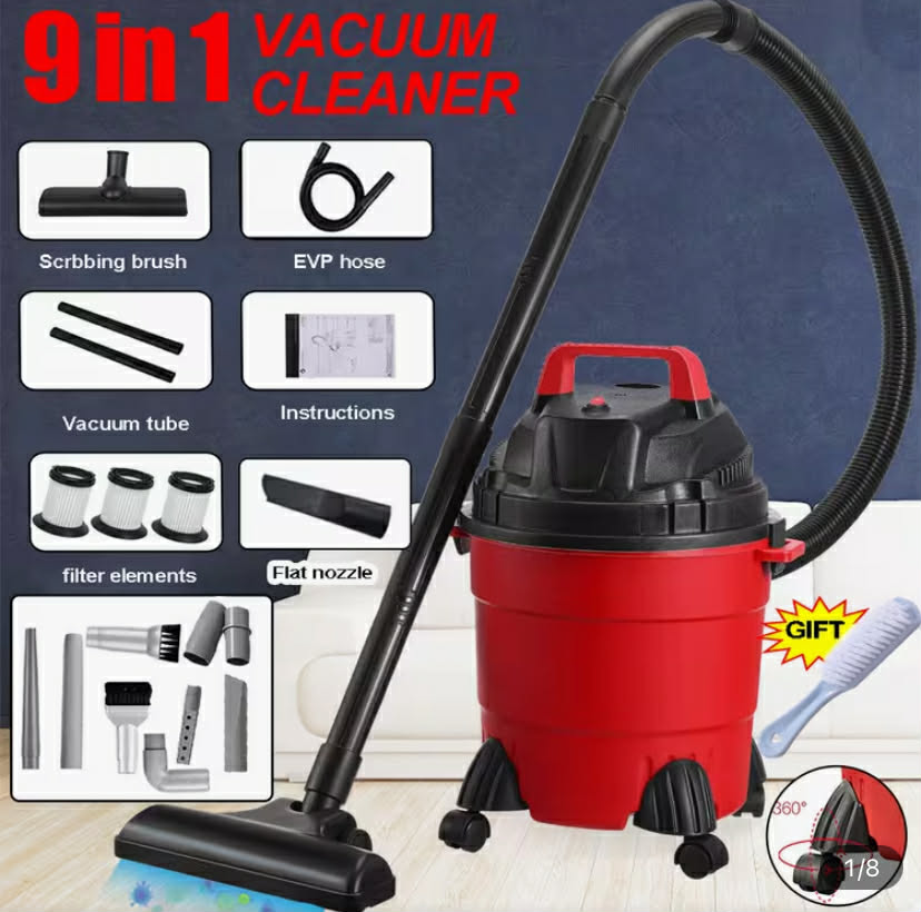 1500W Vacuum Cleaner, 15L Cylinder Powerful Compact Cleaning