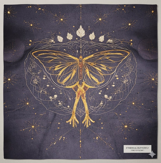 Ethereal Butterfly Fine Textile Art & Altar Cloth
