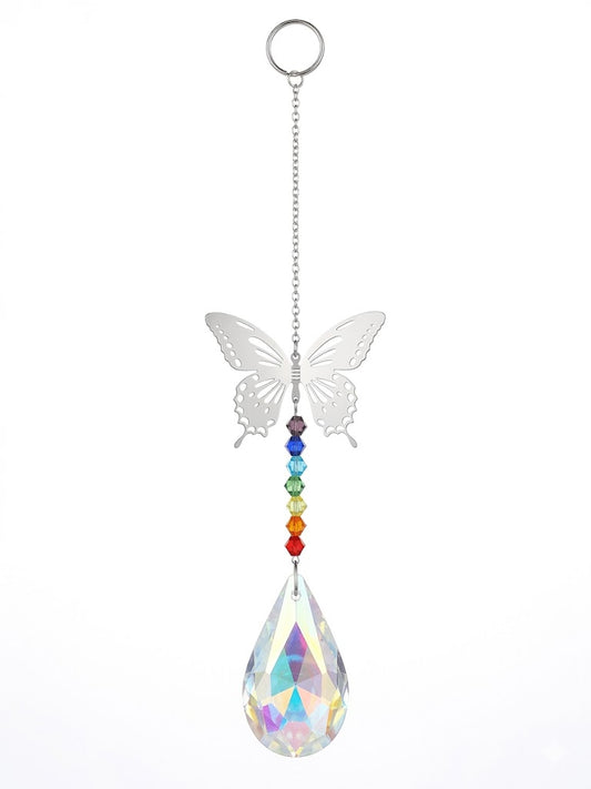 Butterfly Suncatcher with Crystal Prism