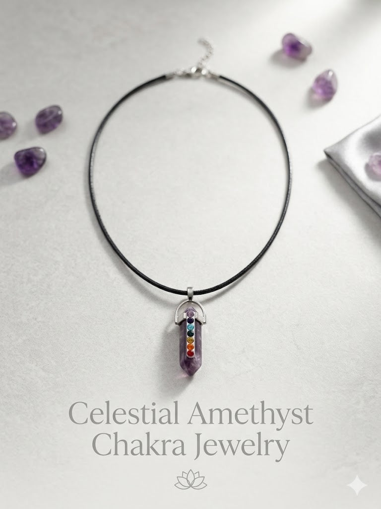 Chakra Pendant with real Crystal