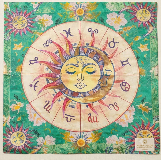 Large tarot/wall cloth, yin yang dragon