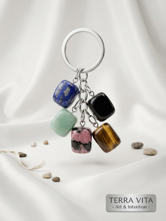 Crystal Cube Crystal Keychain