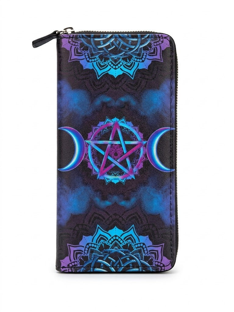 Celestial Pentacle Mandala Wallet