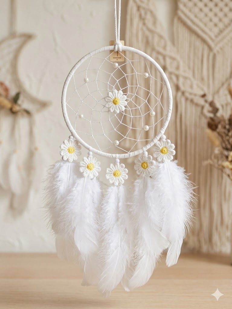 Dream Catcher White Daisy