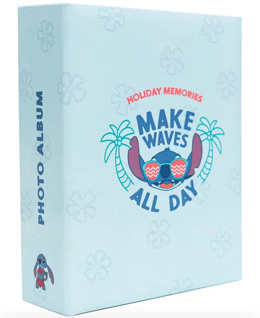 Disney Stitch Photo Album | 6x4 (10x15 cm), 100 Pockets | Memory Book, Small Photo Album
