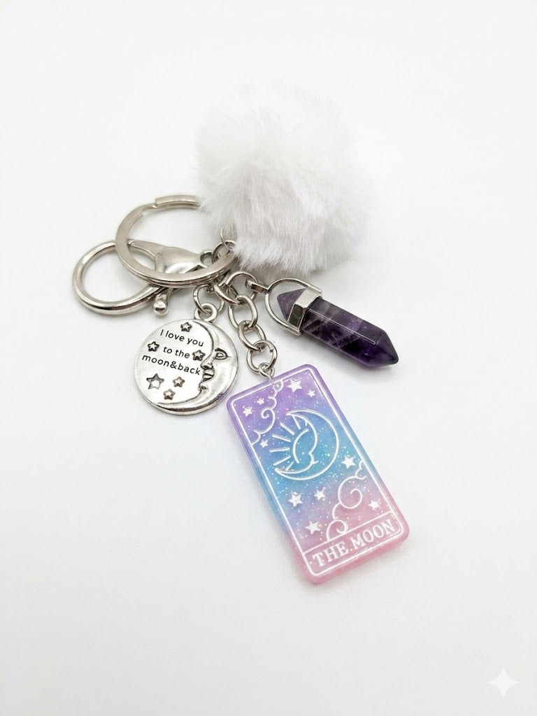 Love you to the moon and back Keychain