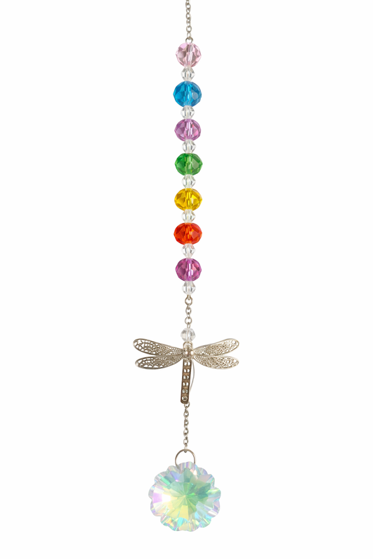 Dragonfly Chakra Suncatcher