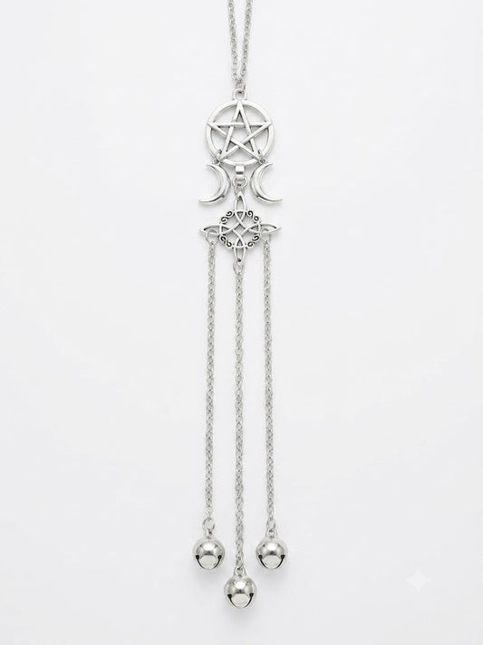 Small Silver Pentacle Bells
