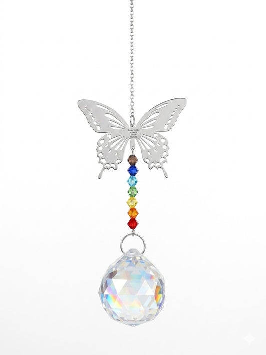 Butterfly Crystal Suncatcher