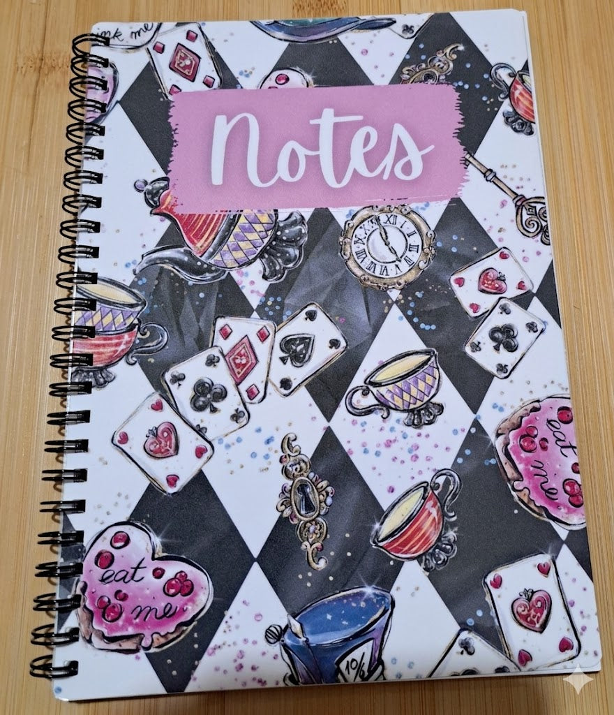 Alice in Wonderland Inspired Covered Books