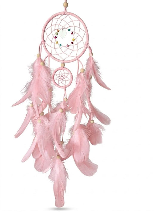 Dreamcatcher with coloured and whitembeads