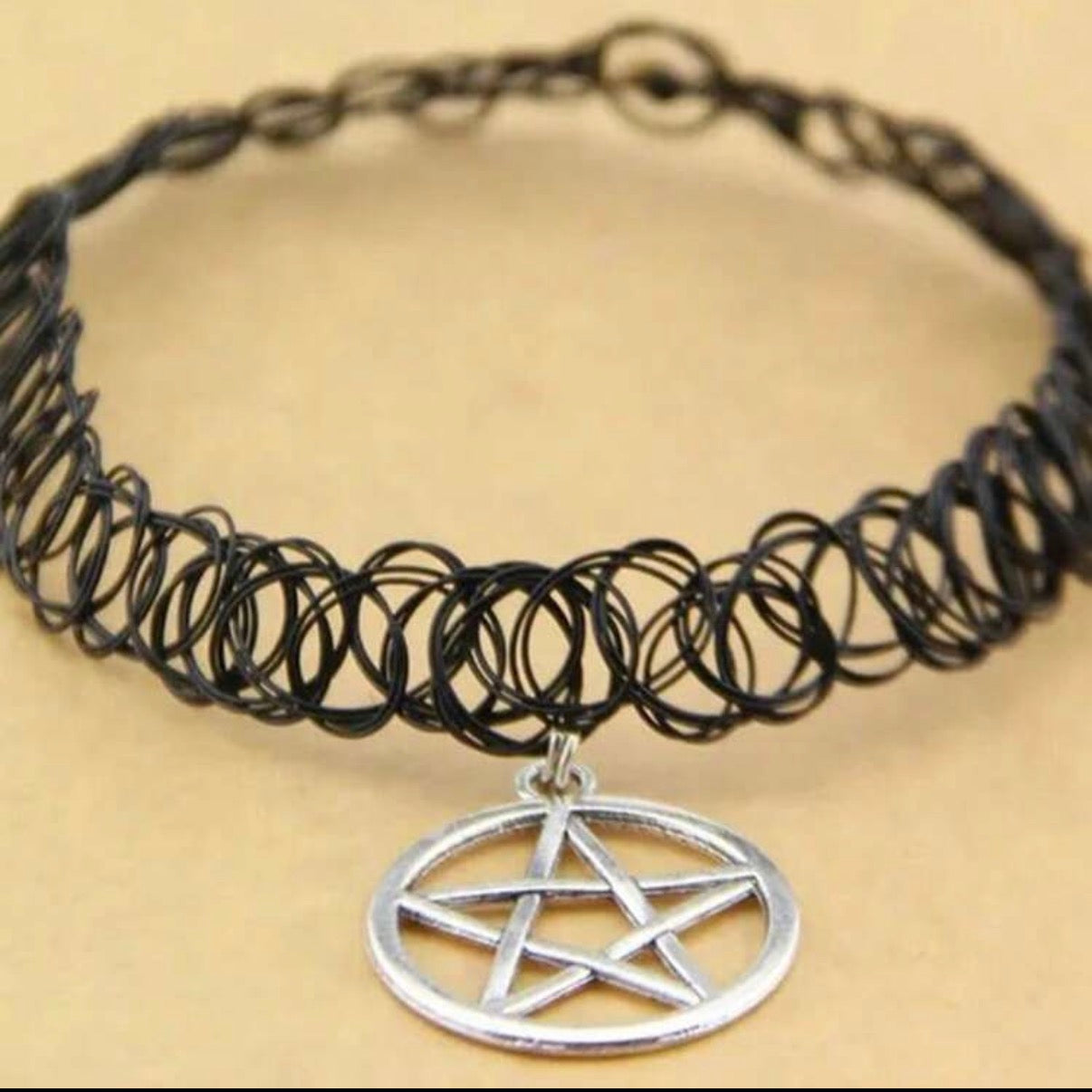 Gothic Moon & Star Pendant Necklace - Vintage Style, Adjustable Choker Chain