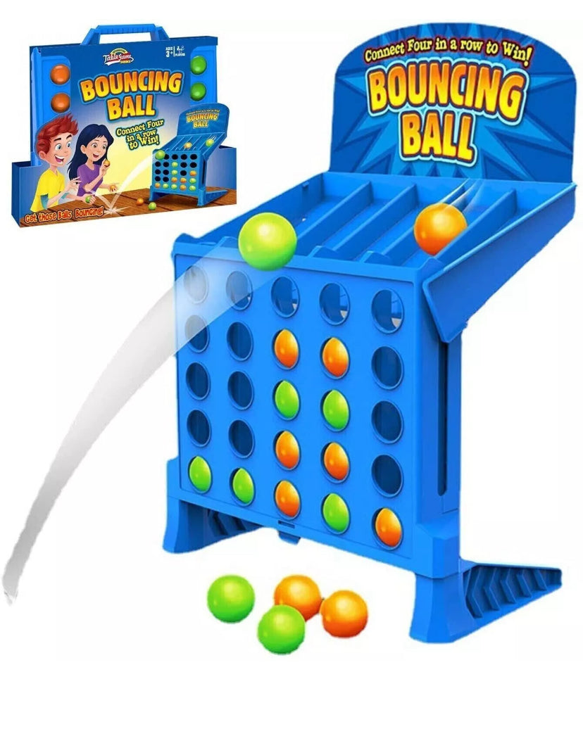 Bouncing Ball Shots Board Game Connect 4 In A Row Shots Game