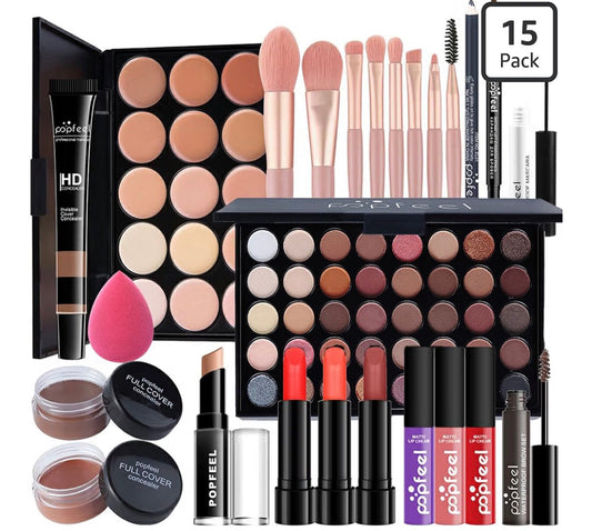 Makeup Set, 25 Pcs Makeup Kit for Women Full Kit, All-In-One Makeup Kit for Teenage girls