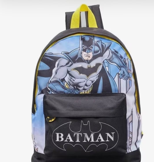 DC Comics BATMAN Roxy Backpack Large School Sports 40CM