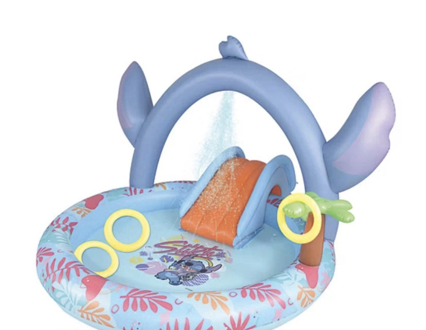 Disney Stitch Play Centre Inflatable Paddling Pool 200X174X127CM